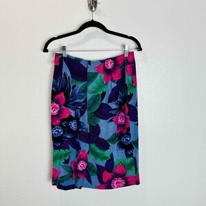 Dana Buchman Multicolored Knee-Length Pencil Skirt Resort Wear